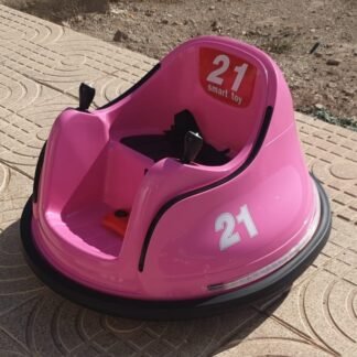 GIRO 360º COCHECITO  Auto de Choque  6v para niños, rosa-PINK - AT-AUTOCHOQ-BN
